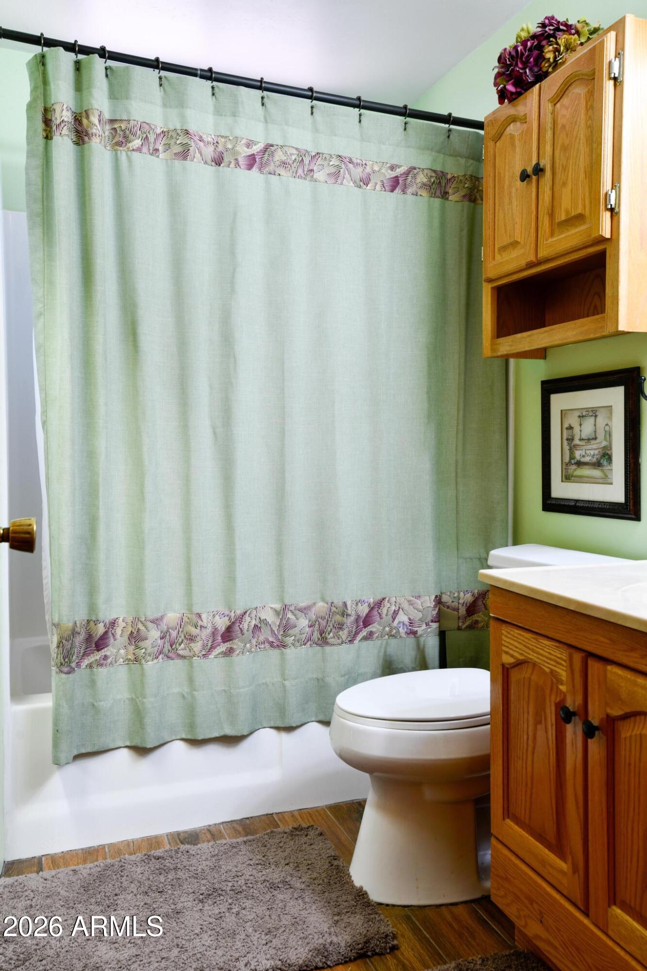 1018 Reata Pass Happy Jack, AZ 86024 - Photo 19 of 33 a bathroom with a sink and toilet
