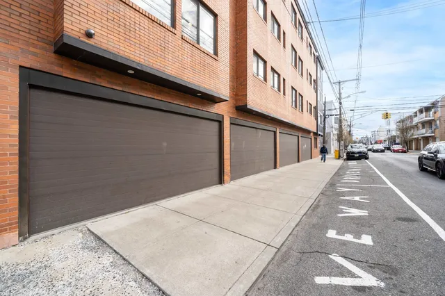 a view of a street with buildings