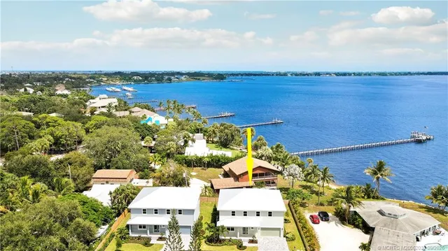 a view of a lake with a mountain
