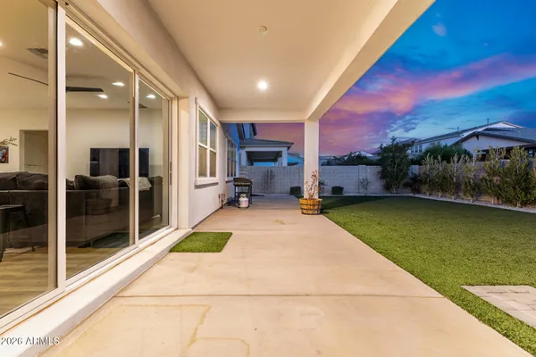 a view of swimming pool outdoor seating