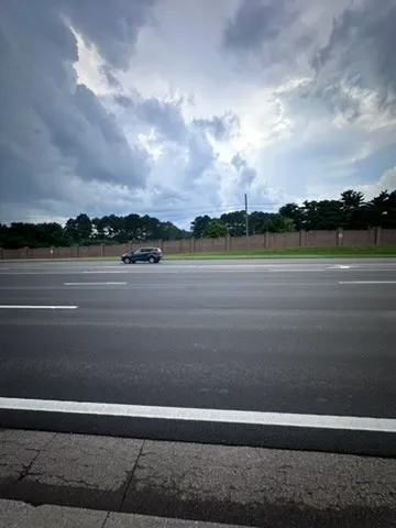 a view of an lake and a city