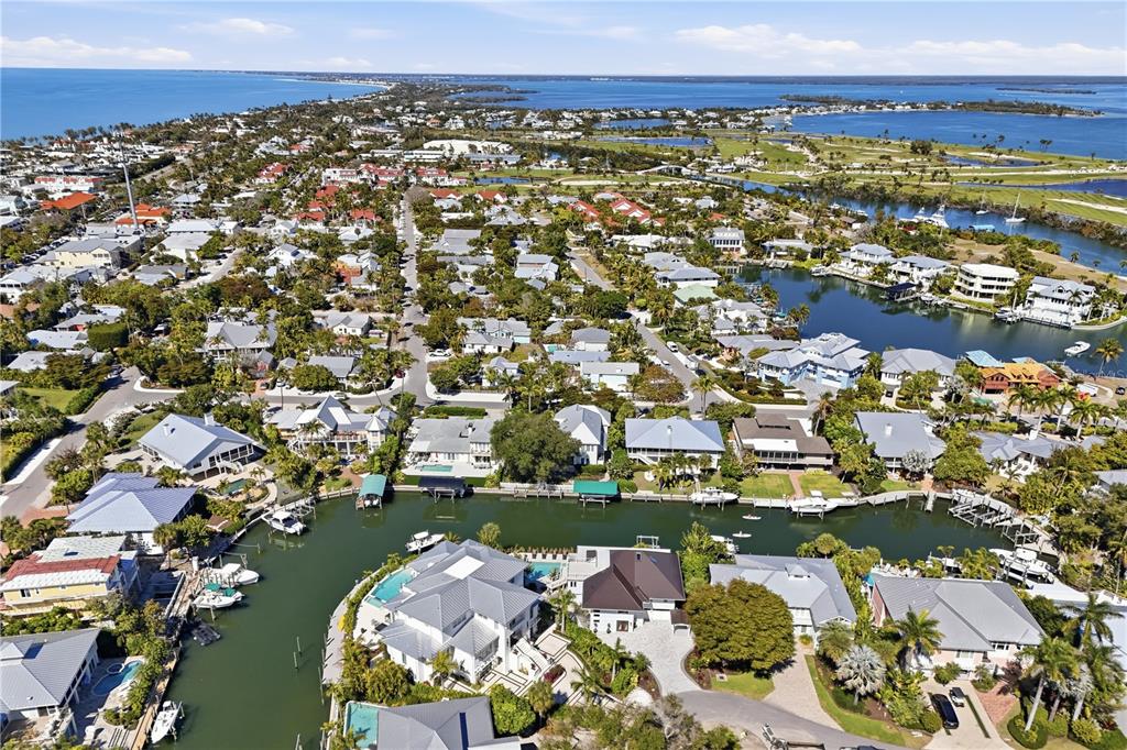 204 Waterway Avenue Boca Grande, FL 33921 - Photo 37 of 49 an aerial view of residential houses with outdoor space