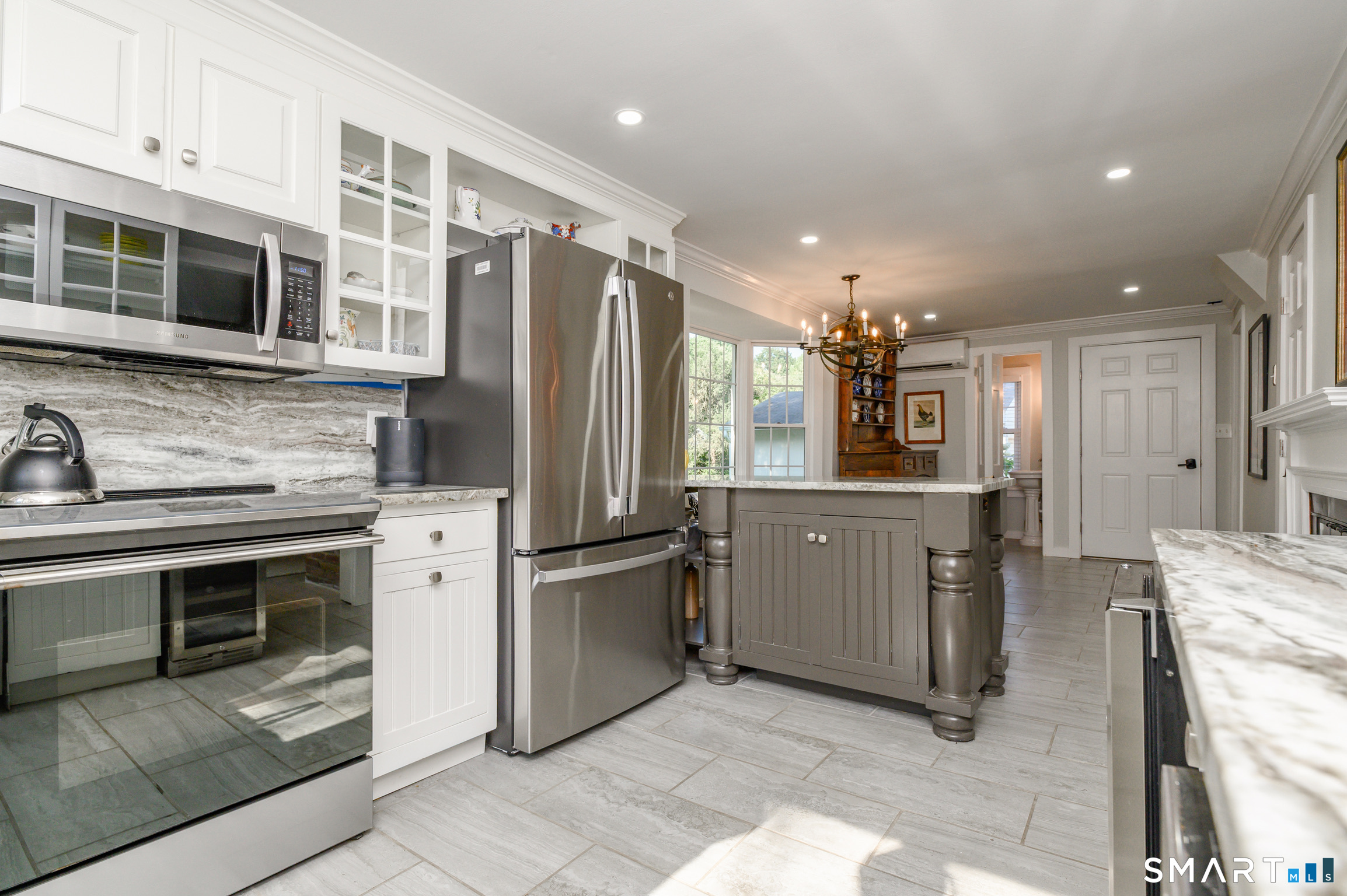 12 Gerdes Road New Canaan, CT 06840 - Photo 9 of 30 Eat-in kitchen w/ half bath and side door entry