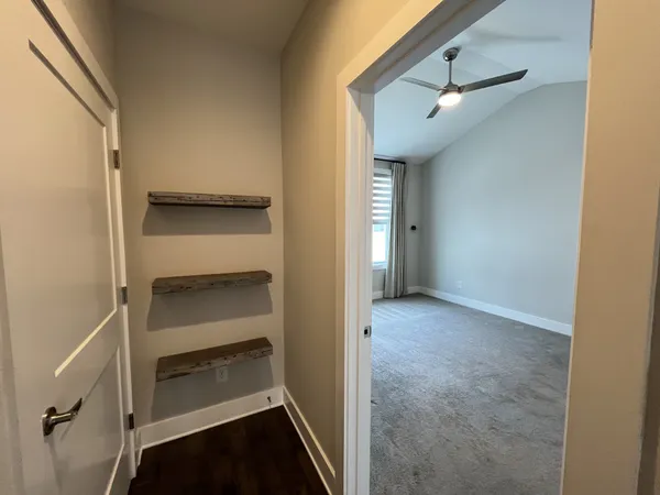 a view of an empty room