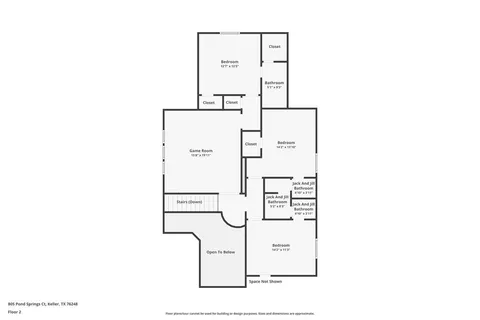 $940,000 | 805 Pond Springs Court, Keller, TX 76248