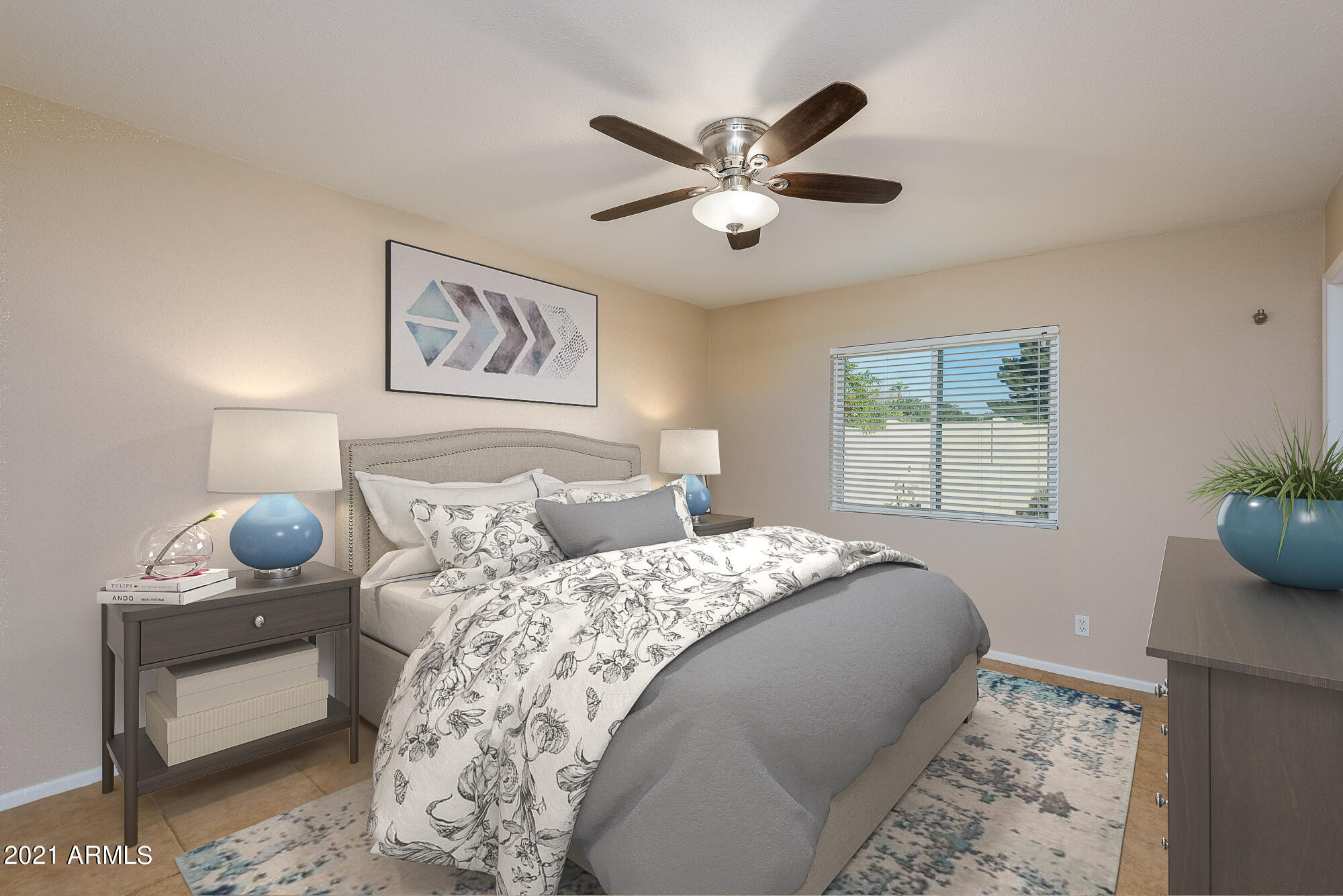 2439 South Evergreen Road Tempe, AZ 85282 - Photo 12 of 35 Master Bedroom Staged