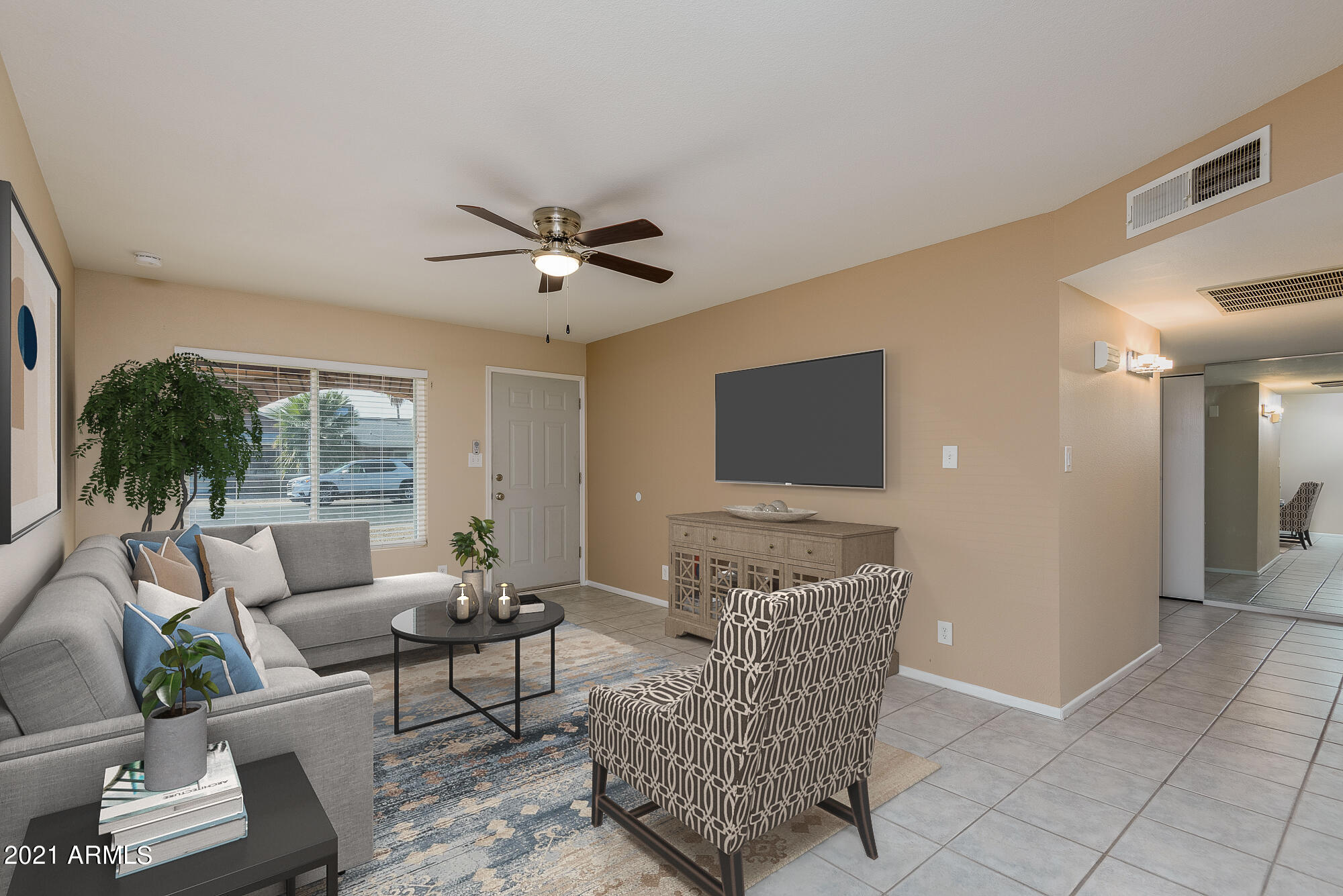 2439 South Evergreen Road Tempe, AZ 85282 - Photo 6 of 35 Living Room Staged