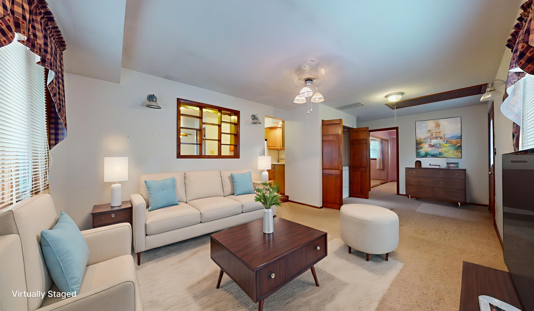 1424 Harper Drive Rantoul, IL 61866 - Photo 5 of 14 a living room with furniture and a large window