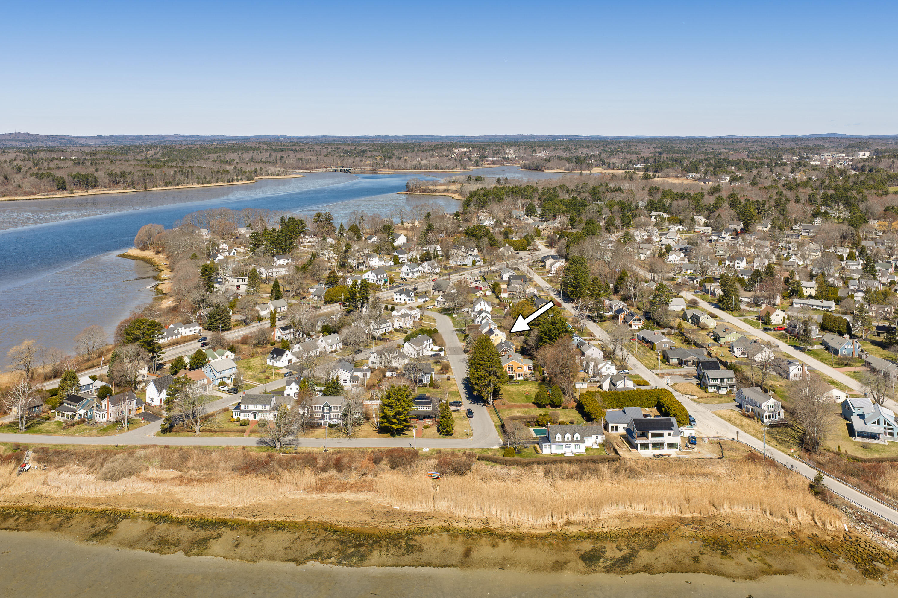 12 Reg Roc Road Falmouth, ME 04105 - Photo 66 of 75 Aerial view 1