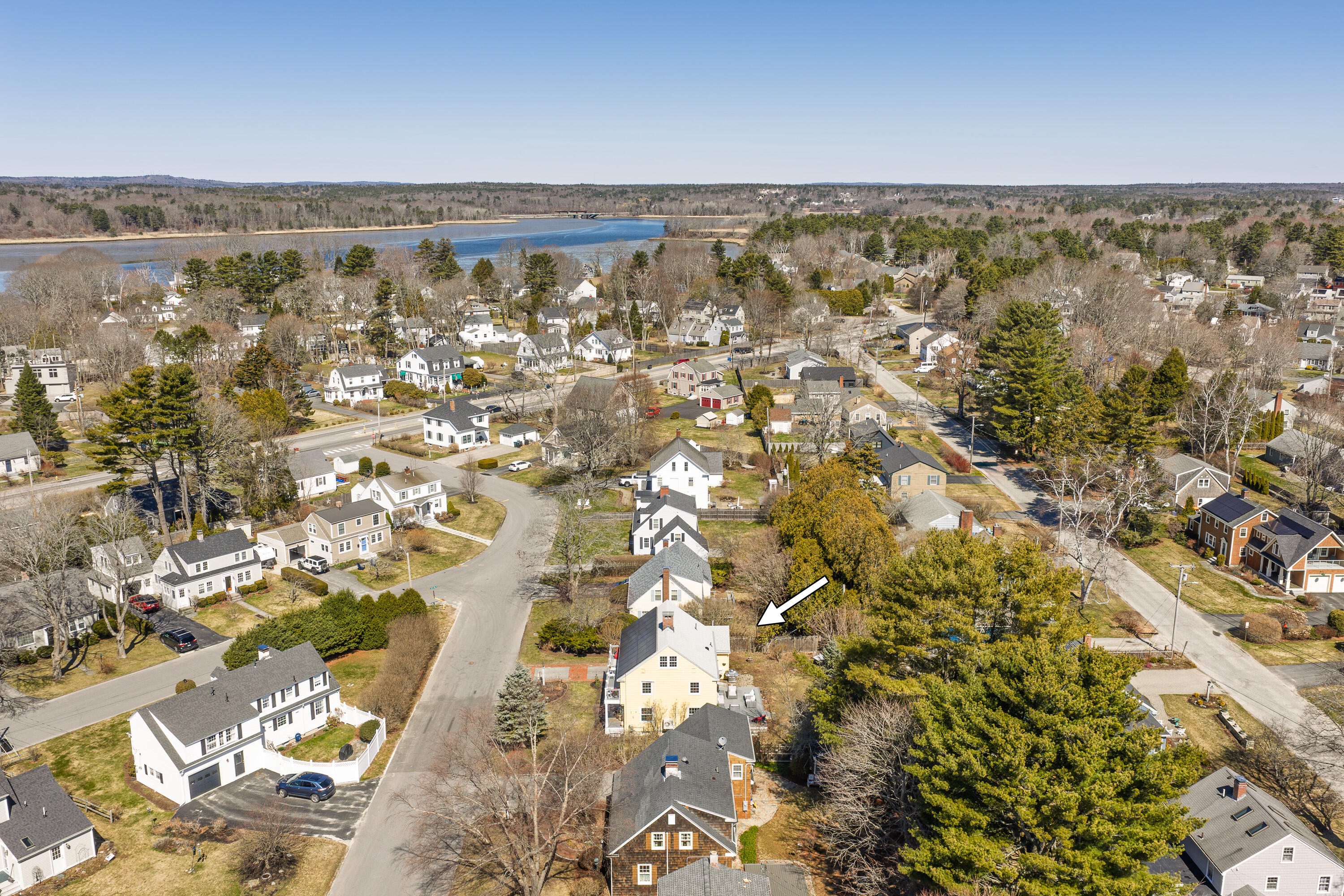 12 Reg Roc Road Falmouth, ME 04105 - Photo 67 of 75 Aerial view showing home location