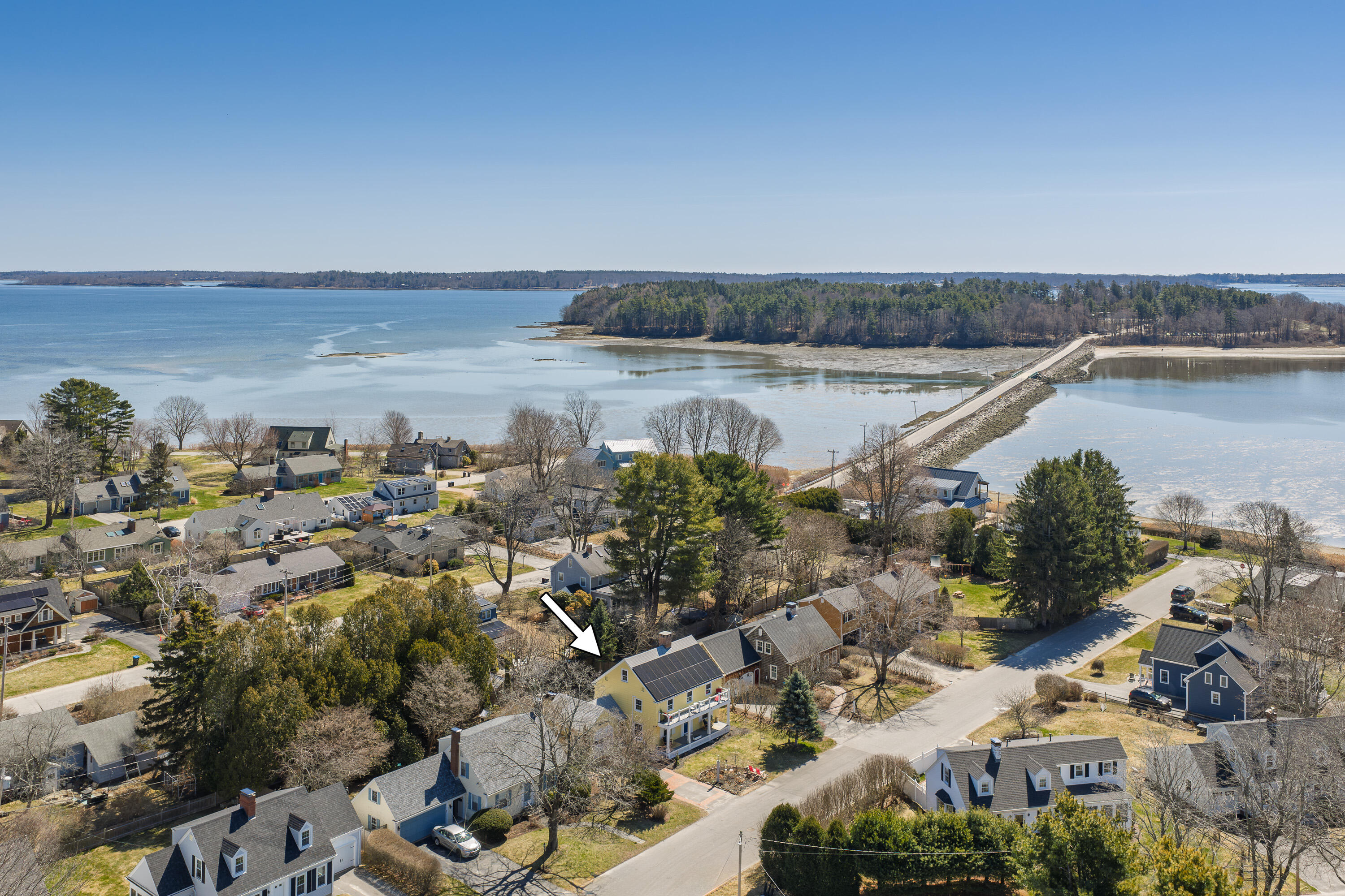 12 Reg Roc Road Falmouth, ME 04105 - Photo 69 of 75 Aerial view showing MacWorth Island