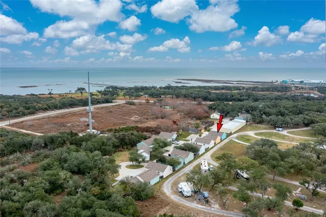 a view of a lake with a mountain