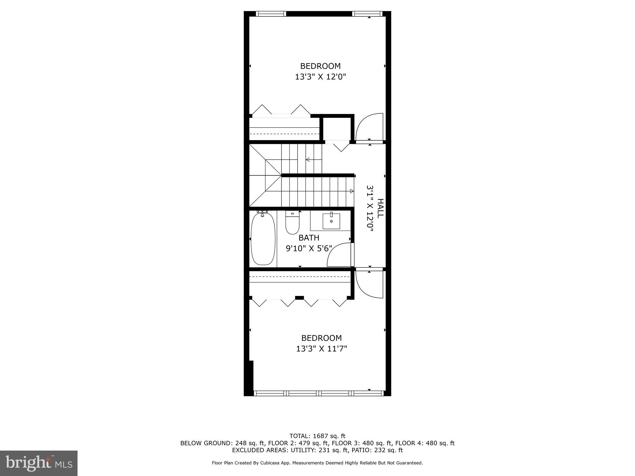 1342 4th Street Southwest Washington, DC 20024 - Photo 11 of 51 Upper level 1