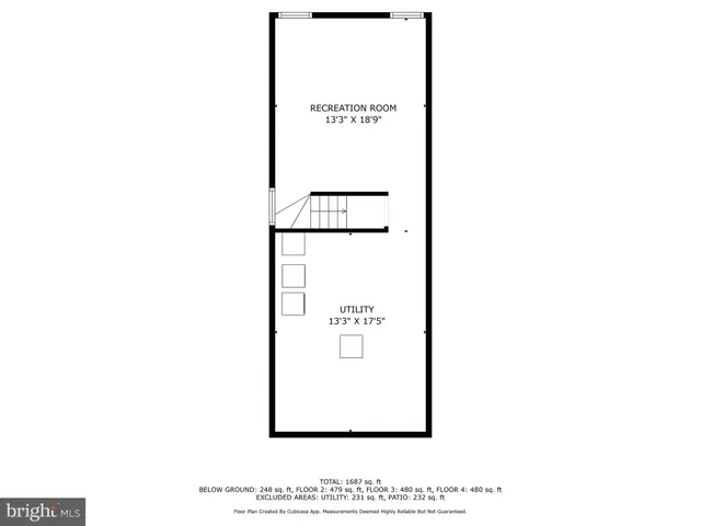 a picture of a bench in front of a wall