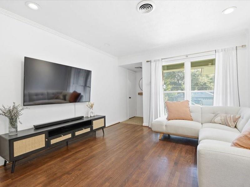 2330 Peavy Place Dallas, TX 75228 - Photo 14 of 39 a living room with furniture and a flat screen tv