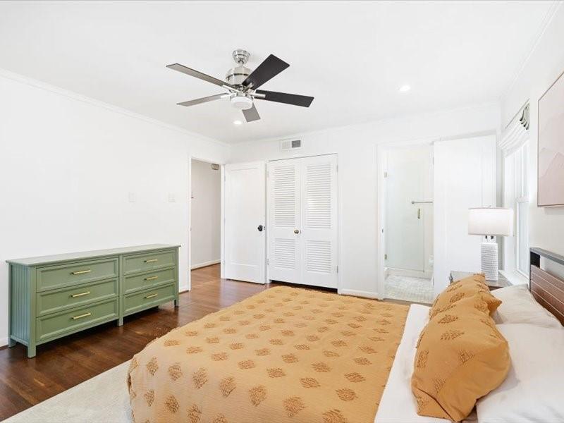 2330 Peavy Place Dallas, TX 75228 - Photo 17 of 39 a bedroom with a bed and a dresser