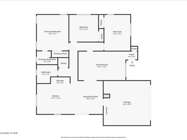 $460,000 | 2330 Peavy Place, Dallas, TX 75228