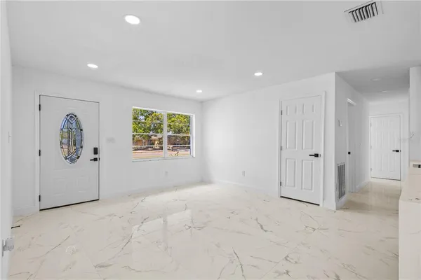 a view of an empty room
