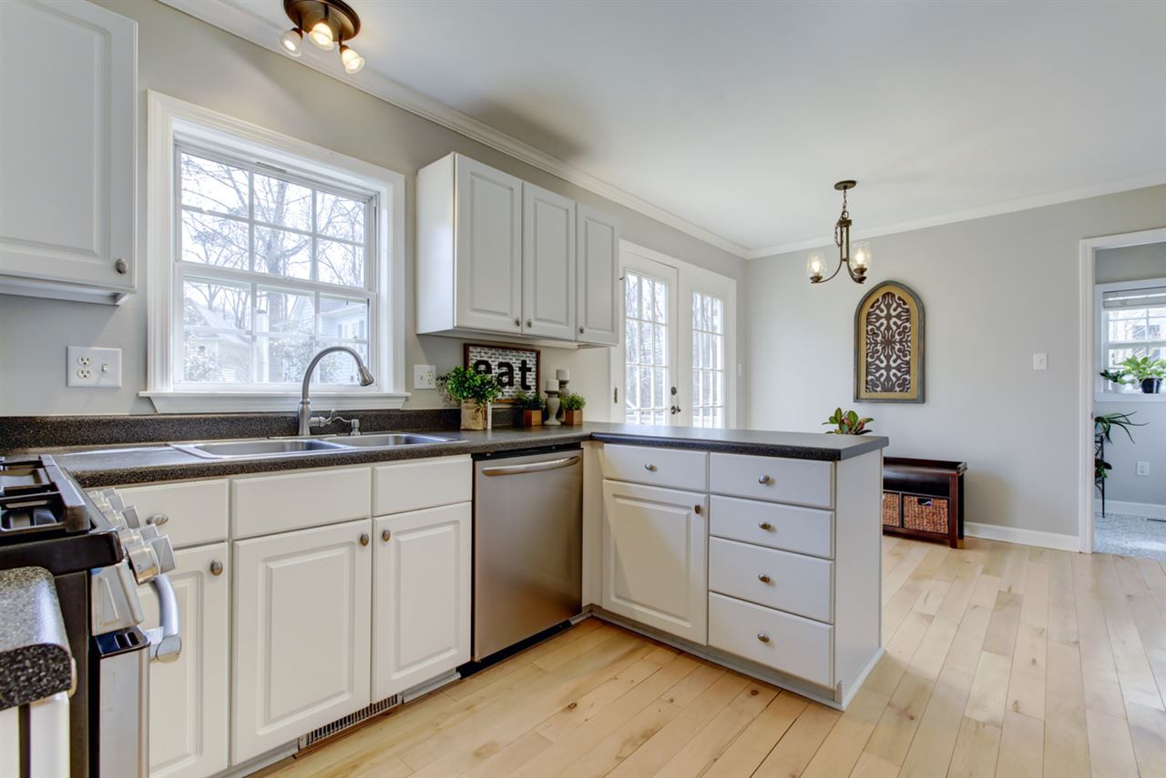 8504 Buscot Court Raleigh, NC 27615 - Photo 1 of 15 Bright Kitchen with a HUGE Pantry. Lots of counter and cabinet space, Gas range and open to breakfast area. NEW STAINLESS appliances less than 1 year old! Kitchen