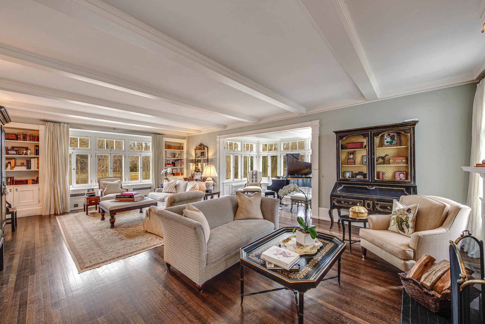 Undisclosed Address Lake Forest, IL 60045 - Photo 17 of 75 a living room with furniture and a large window