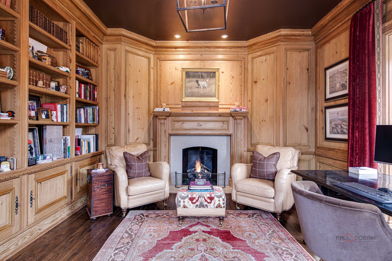Undisclosed Address Lake Forest, IL 60045 - Photo 21 of 75 a living room with furniture and a fireplace