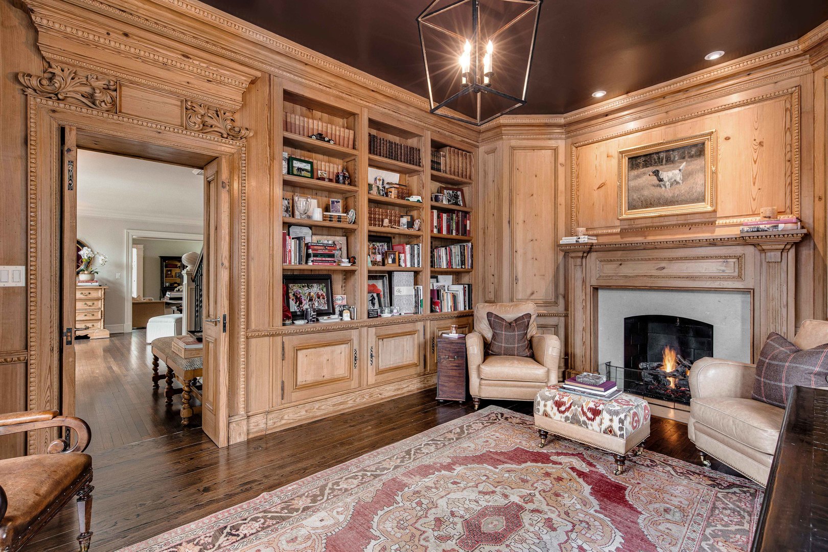 Undisclosed Address Lake Forest, IL 60045 - Photo 22 of 75 a living room with furniture and a fireplace
