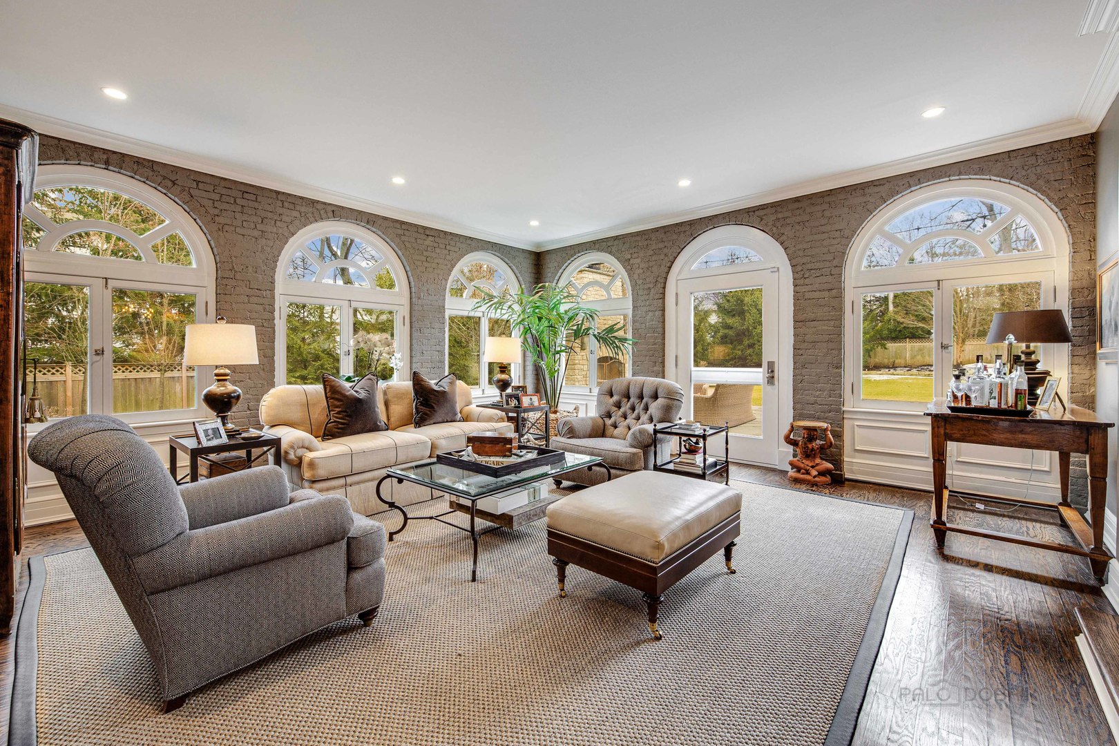 Undisclosed Address Lake Forest, IL 60045 - Photo 24 of 75 a living room with furniture and a large window
