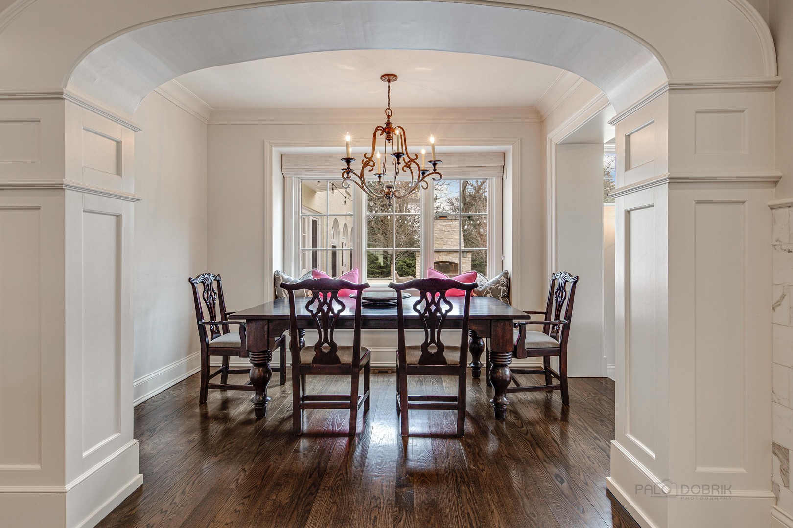 Undisclosed Address Lake Forest, IL 60045 - Photo 30 of 75 a view of a dining room with furniture and wooden floor