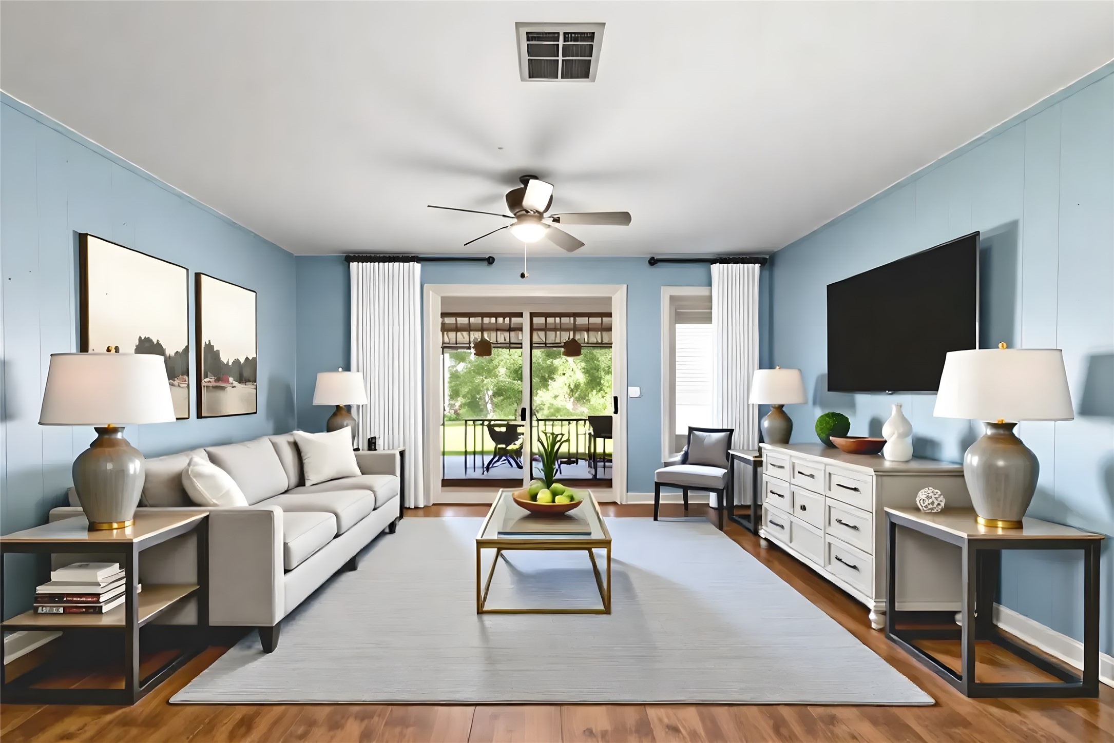 6515 Ashton Street Houston, TX 77091 - Photo 4 of 32 a living room with furniture fireplace and a large window