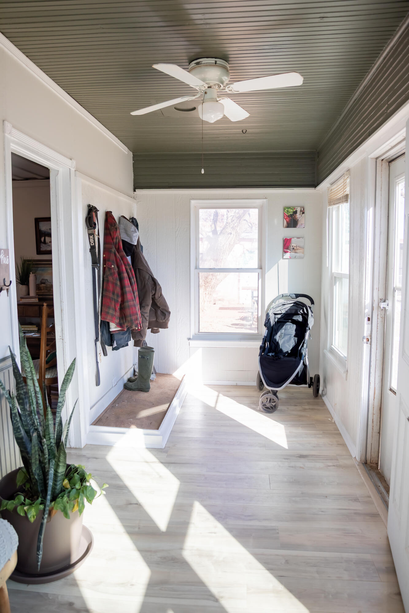 1398 County Road 155 Post, TX 79356 - Photo 6 of 26 a view of a livingroom with furniture and a ceiling fan