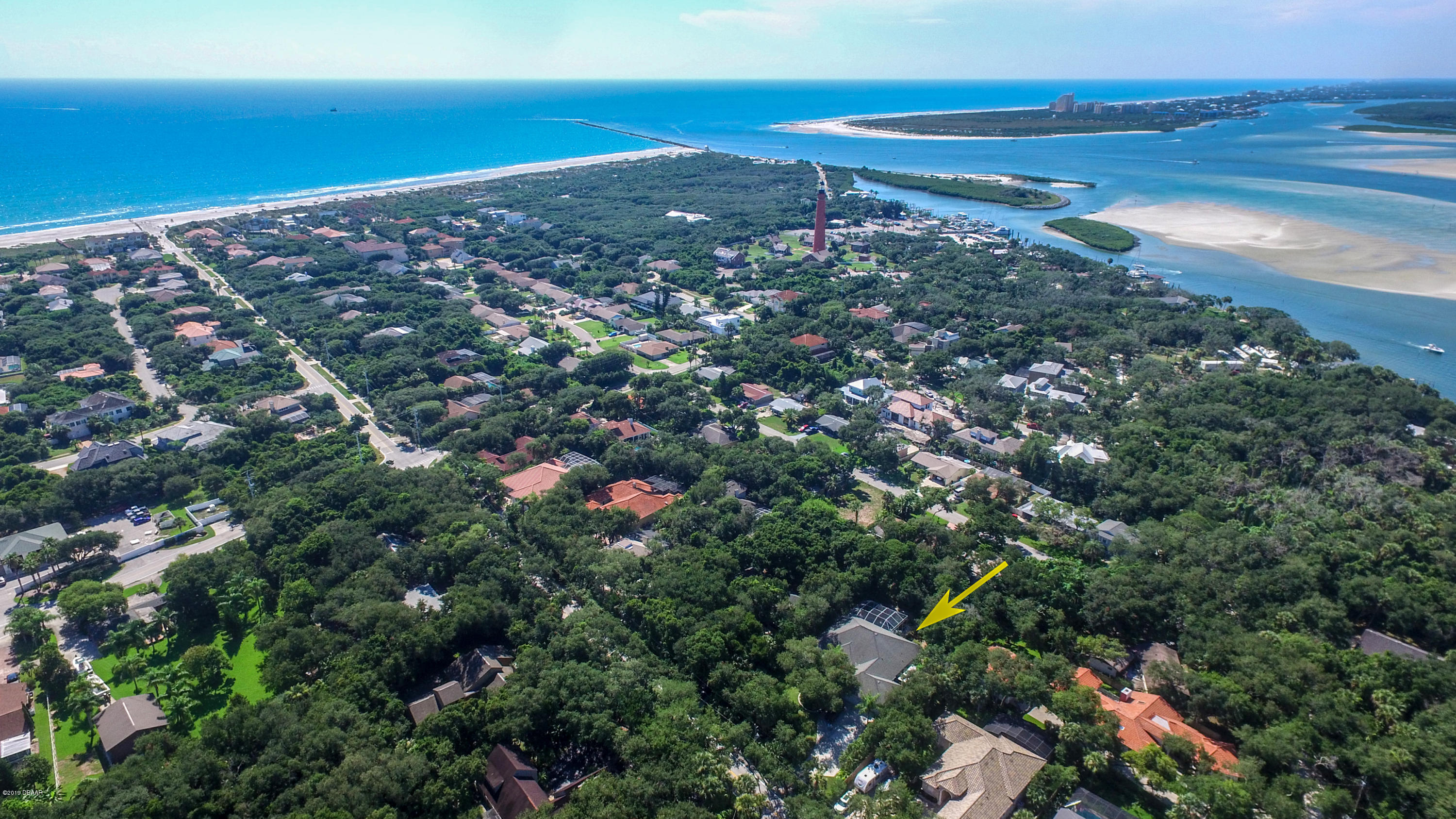 117 Beach Street Ponce Inlet, FL 32127 - Photo 36 of 37 a view of a city with an ocean