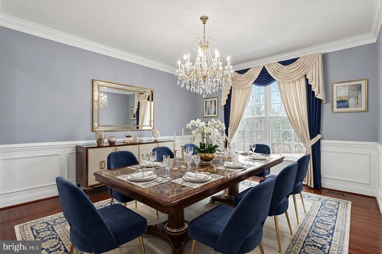 3308 McCorkle Court Triangle, VA 22172 - Photo 13 of 82 a view of a dining room with furniture window and wooden floor