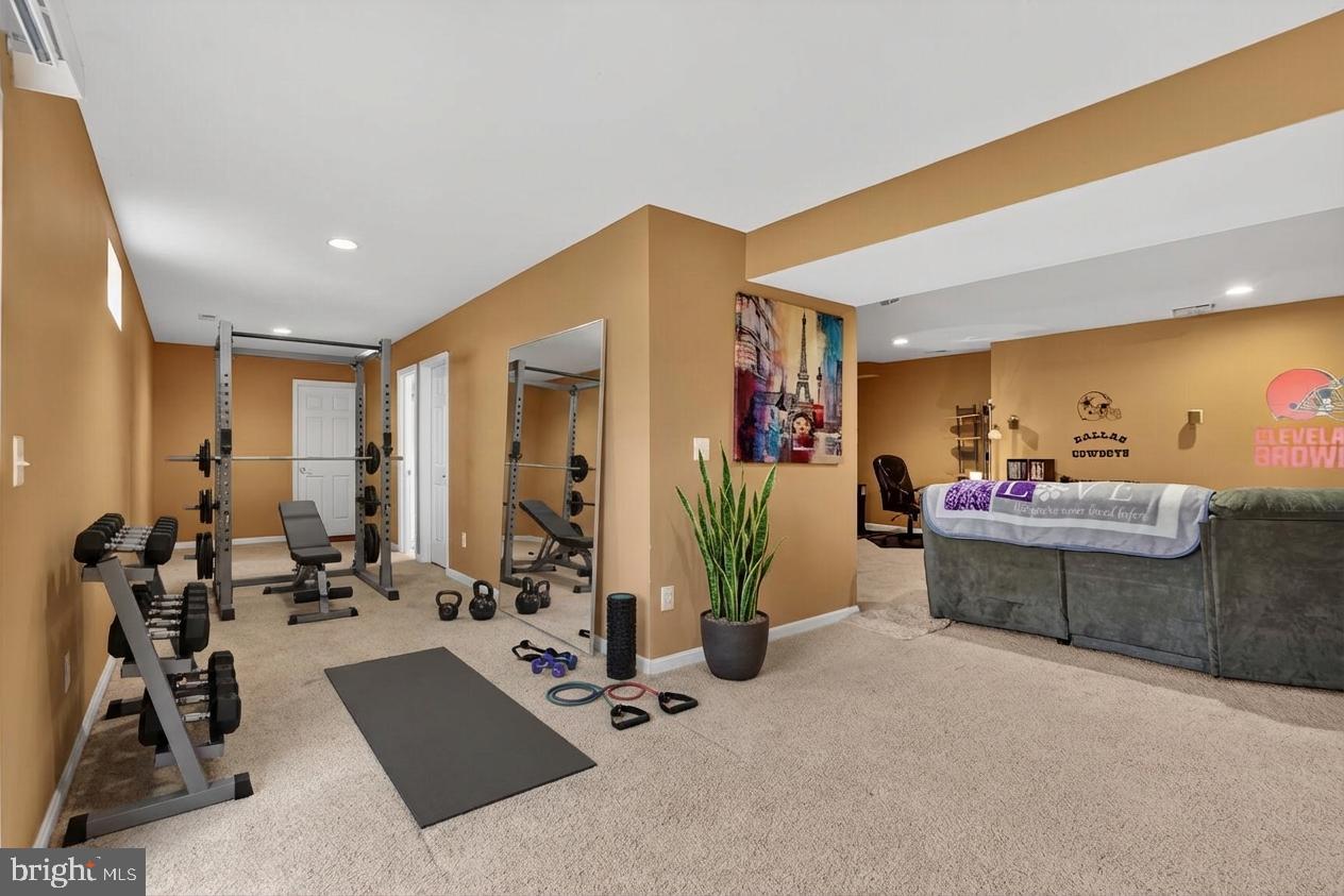 3308 McCorkle Court Triangle, VA 22172 - Photo 54 of 82 a view of a room with gym equipment