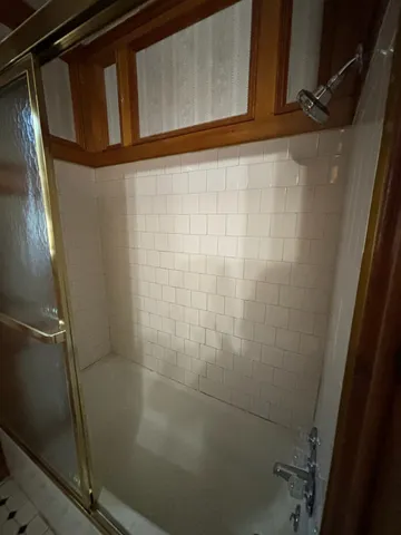 a close view of shower tap