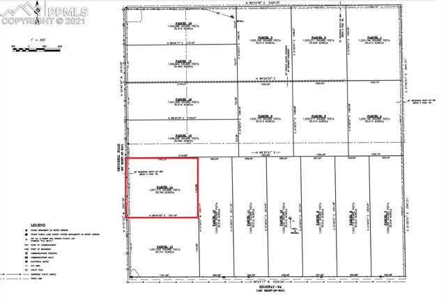 14 Sengbeil Road Yoder, CO 80864 - Photo 8 of 8 Parcel 14 Outlined