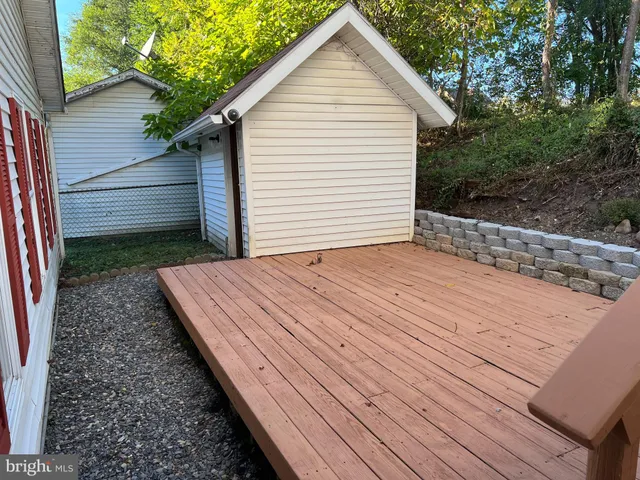 a view of a small space