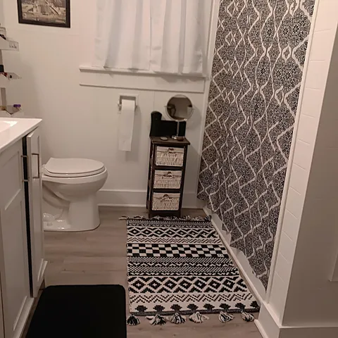 a bathroom with a sink