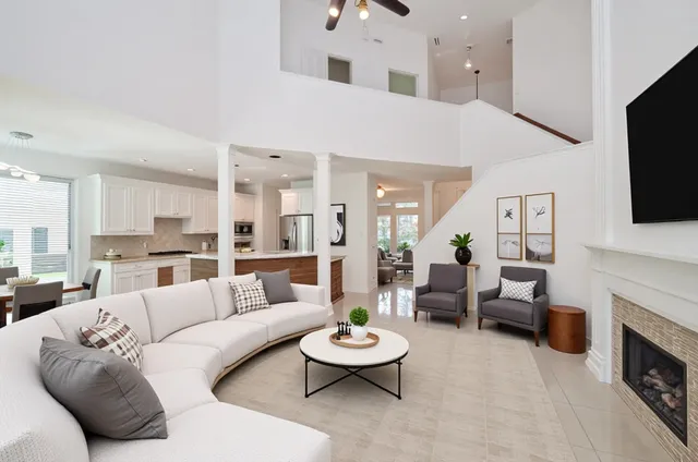 a view of a house with swimming pool