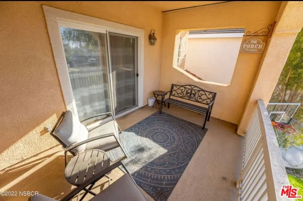 a living room with a couch and a table
