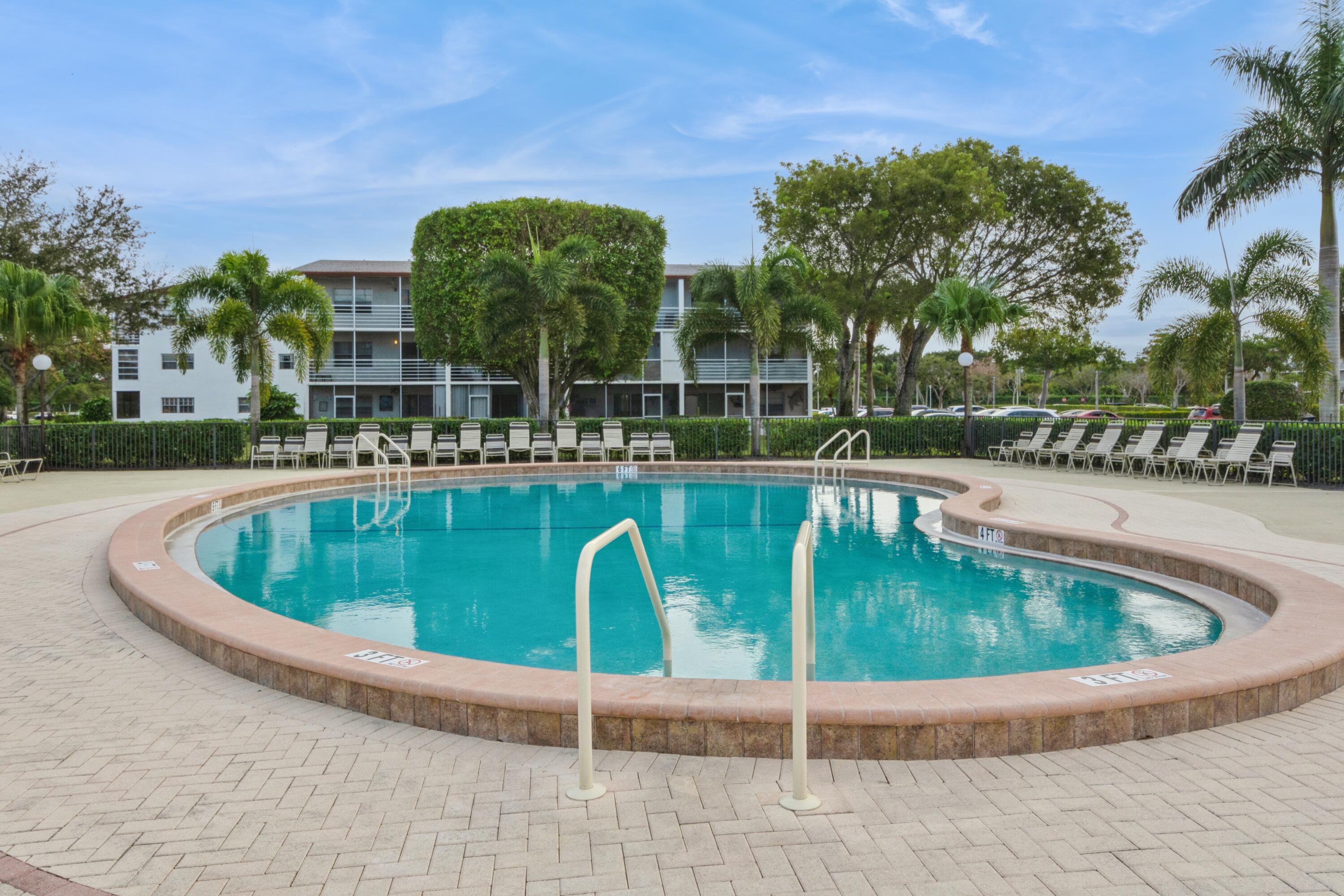 402 Brighton J Boca Raton, FL 33434 - Photo 17 of 24 Walk to your pool