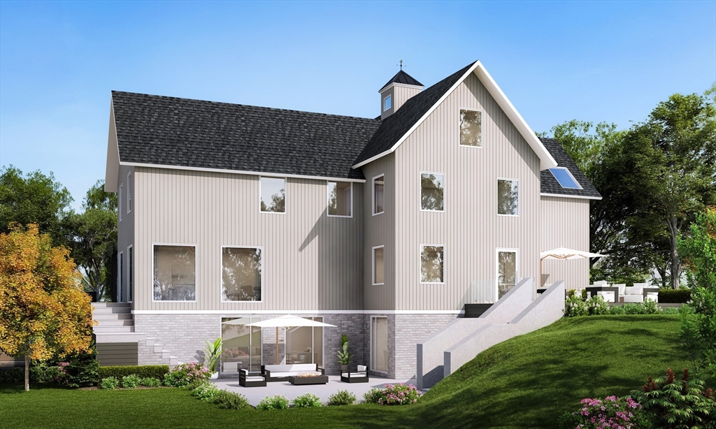 3 Effie Place Lexington, MA 02421 - Photo 2 of 9 a front view of a house with garden