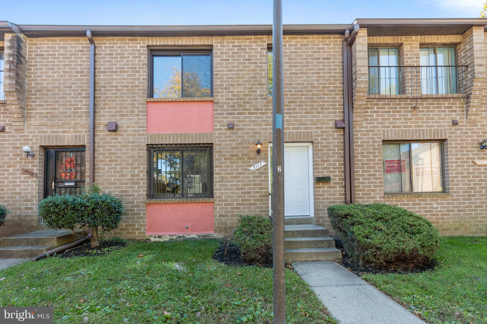 3117 Cherry Road Northeast, Unit 33 Washington, DC 20018 - Photo 1 of 31 Beautiful Brick Front Entrance