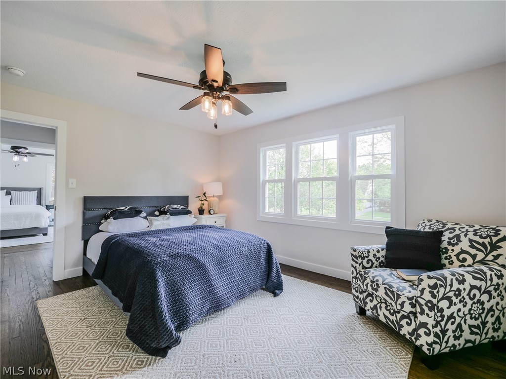 14160 Onaway Road Cleveland, OH 44120 - Photo 19 of 35 Bedroom with ceiling fan and hardwood / wood-style floors