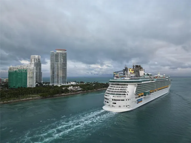 a view of a city with tall buildings