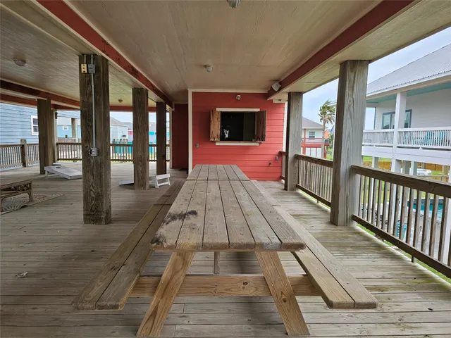a view of balcony with couch
