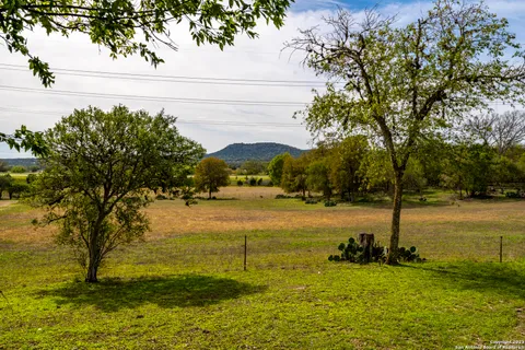 a huge green field with lots of trees