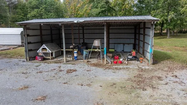 a view of wooden house