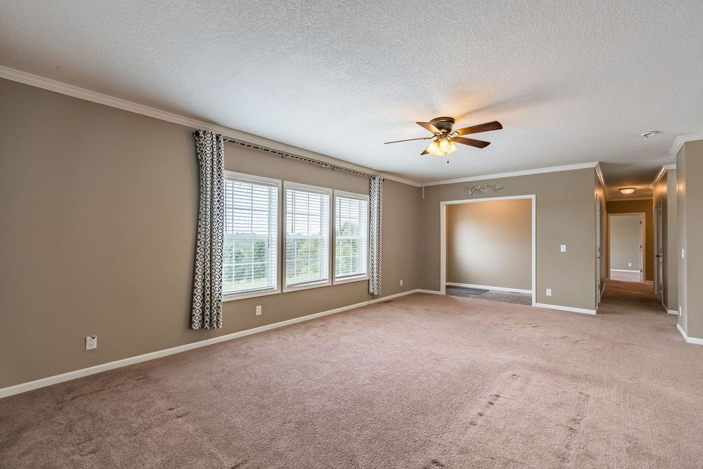 321 Archie Lane Dawson Springs, KY 42408 - Photo 4 of 42 an empty room with fan and windows