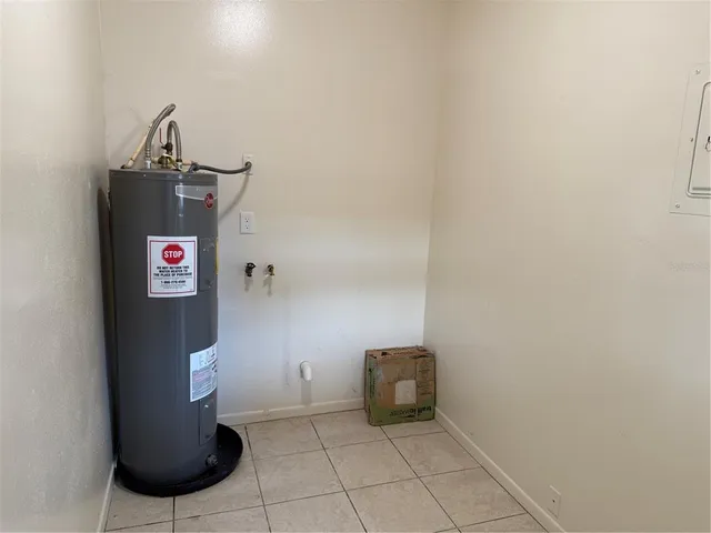 a view of water heater room