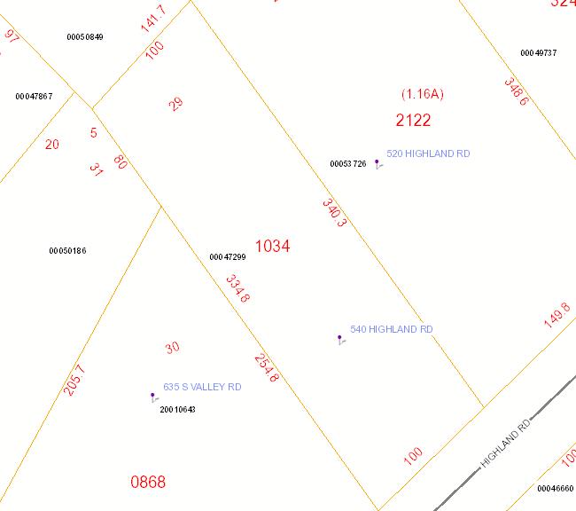 540 Highland Road Southern Pines, NC 28387 - Photo 27 of 30 Highland-540-lot dimensions